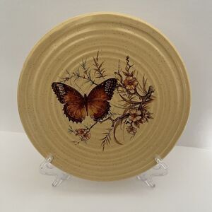 Vintage Treasure Craft Pottery 1970’s Butterfly Trivet